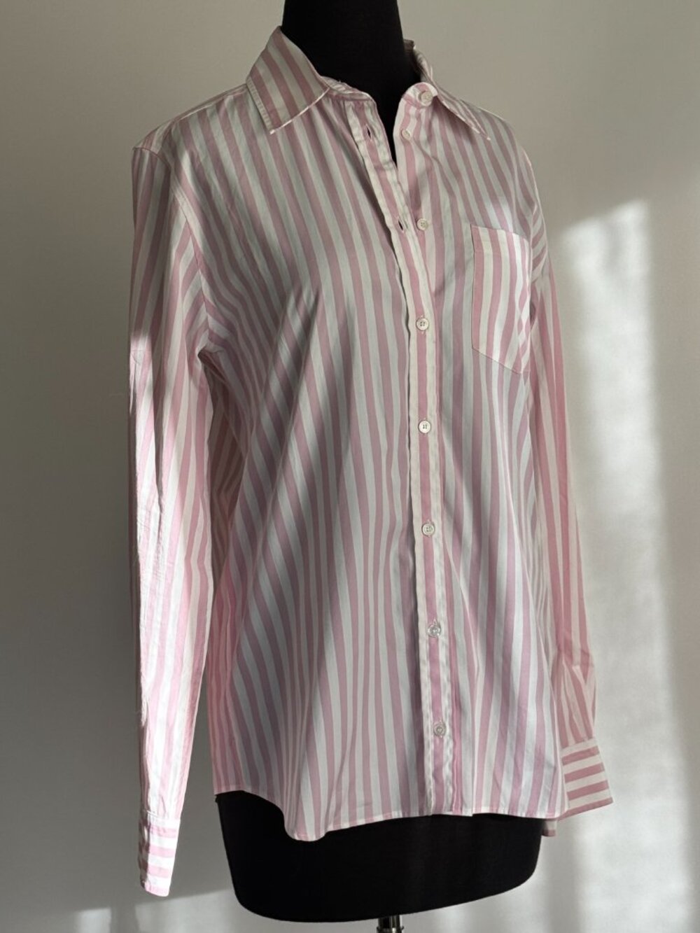 Weekend Max Mara Pink and White Striped Shirt